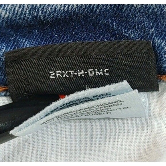 Harley Davidson Jeans Women’s 14 P Medium Wash Denim Straight Leg Biker (READ) - Picture 15 of 16